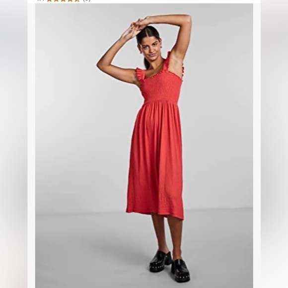 PIECES PCKEEGAN STRAP DRESS - Picture 3 of 8